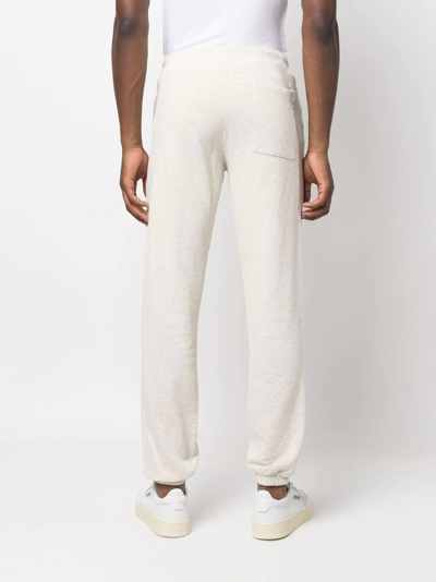 Shop Sporty And Rich Logo-print Tracksuit Bottoms In Grau