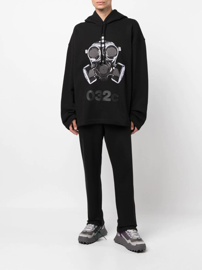 032c Logo-patch Track Pants In Black