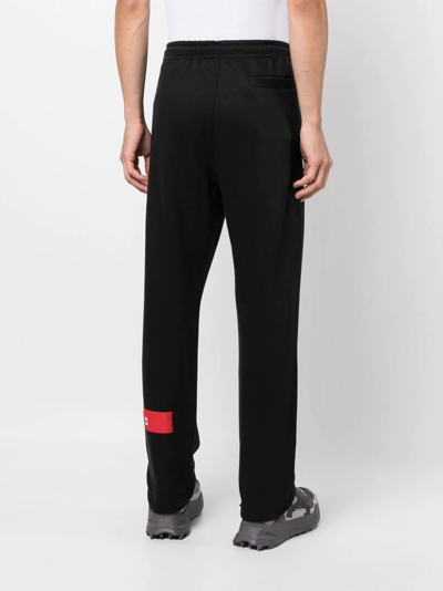 Shop 032c Logo-patch Track Pants In Black