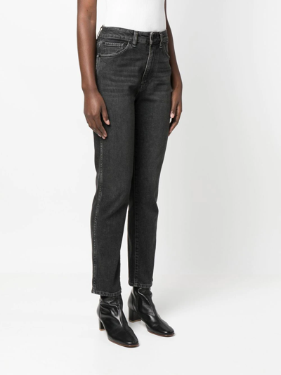 Shop 3x1 Mid-rise Slim-fit Jeans In Grau