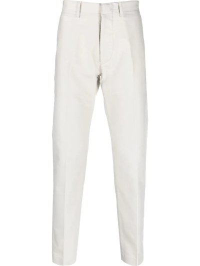 Shop Tom Ford Japanese Cotton Chino Trousers In Weiss