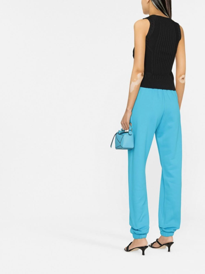 Attico Sofia Knitted Sleeveless Top In Schwarz