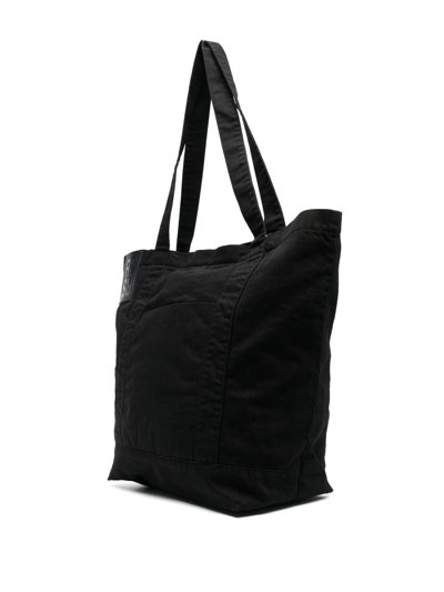 Shop Raf Simons Graphic-print Shoulder Bag In Schwarz