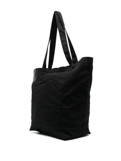 Raf Simons Graphic-print Shoulder Bag In Schwarz