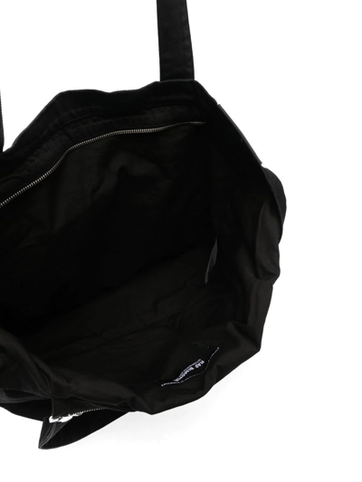 Raf Simons Graphic-print Shoulder Bag In Schwarz