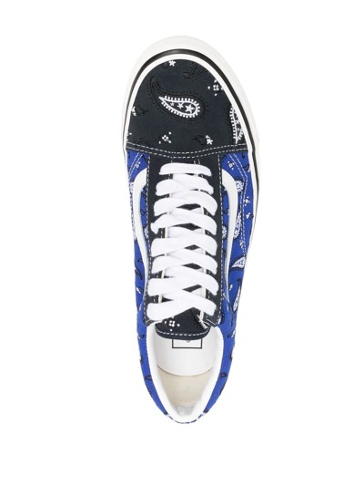 Vans Old Skool Paisley-print Sneakers In Blau
