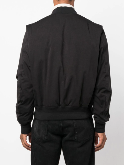 Shop Ten C Down Bomber Jacket In Schwarz