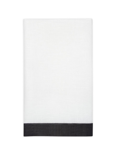 Shop Sferra Filo 2-piece Tip Towel Set In White Smoke