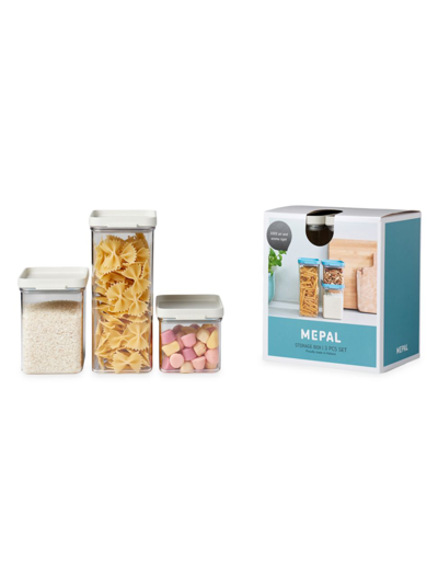 Shop Mepal Omnia Storage Box 3-piece Set In White