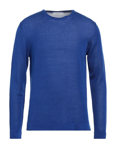 Shop Vneck Man Sweater Bright Blue Size 40 Cotton