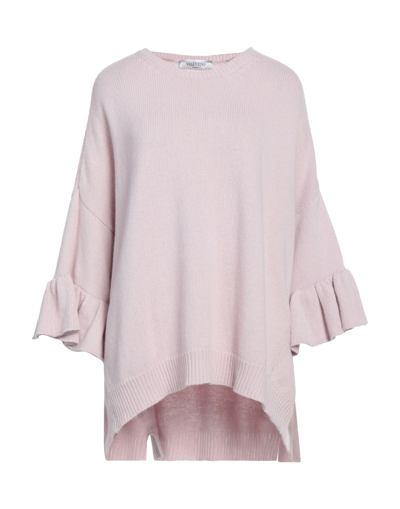 Shop Valentino Garavani Woman Sweater Light Pink Size S Virgin Wool, Cashmere