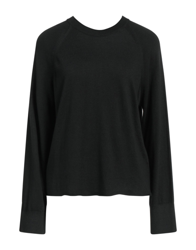 Shop Alpha Studio Woman Sweater Black Size 8 Cotton, Viscose