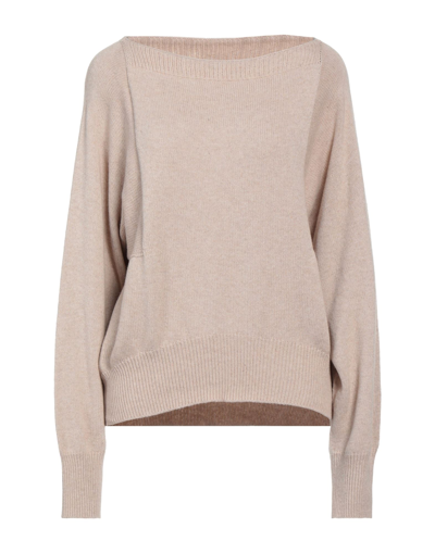 Liviana Conti Sweaters In Beige