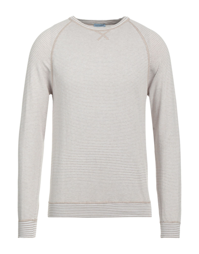Shop Herman & Sons Man Sweater Beige Size 3xl Cotton