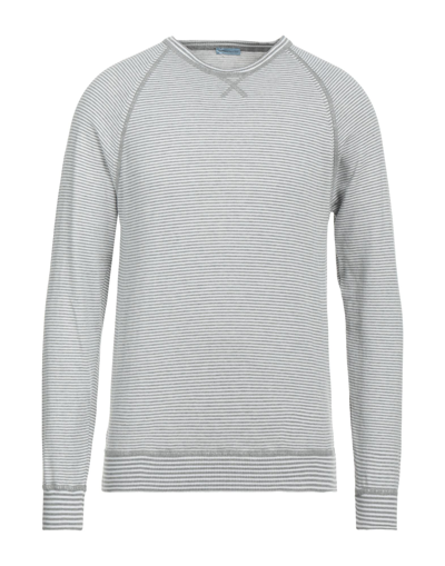 Shop Herman & Sons Man Sweater Grey Size 3xl Cotton