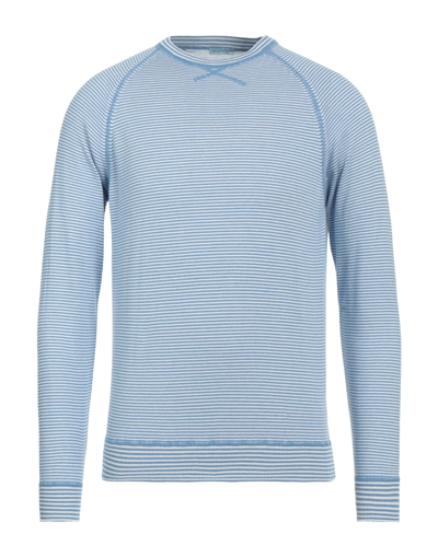 Shop Herman & Sons Man Sweater Pastel Blue Size Xl Cotton