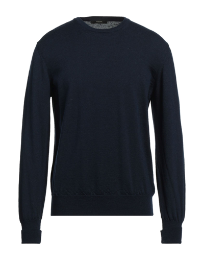 Shop Alpha Studio Man Sweater Midnight Blue Size 38 Wool, Acrylic