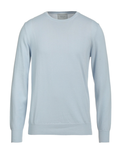 Shop Vneck Man Sweater Sky Blue Size 46 Cotton