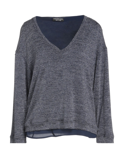 Shop Alessandro Legora Sweaters In Dark Blue