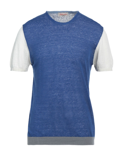 Gabardine Sweaters In Blue