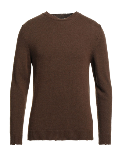 Shop Stilosophy Sweaters In Dark Brown