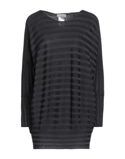 Shop Arovescio Woman Sweater Steel Grey Size 6 Merino Wool