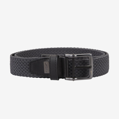 Shop Nike Men's Stretch Woven Belt In Grey