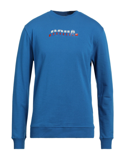 Shop Dooa Man Sweatshirt Blue Size Xxl Cotton