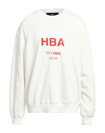 Shop Hood By Air Hba  Man Sweatshirt White Size Xl Cotton, Elastane