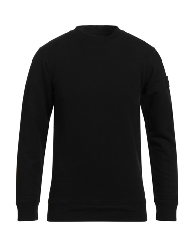 Shop Historic Man Sweatshirt Black Size S Cotton, Elastane