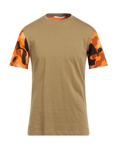 Shop Takeshy Kurosawa Man T-shirt Military Green Size Xxl Cotton