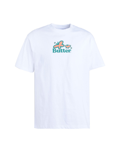 Shop Butter Goods Wander Tee Man T-shirt White Size Xl Cotton