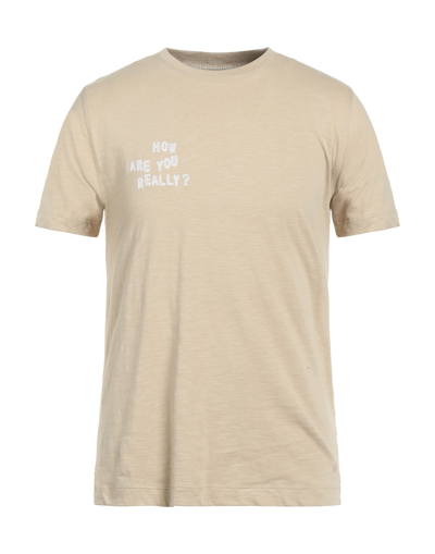 Shop Hamaki-ho Man T-shirt Beige Size Xxl Cotton