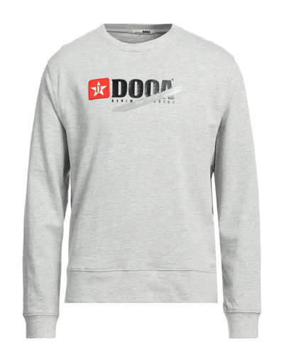 Shop Dooa Man Sweatshirt Grey Size Xxl Cotton