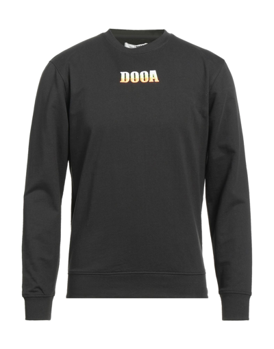 Shop Dooa Man Sweatshirt Black Size Xl Cotton