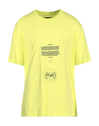 Shop Hood By Air Hba  Man T-shirt Acid Green Size Xl Cotton
