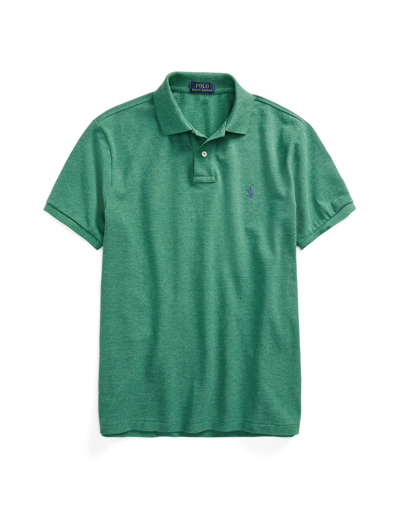 Shop Polo Ralph Lauren Classic Fit Mesh Polo Shirt Man Polo Shirt Green Size S Cotton