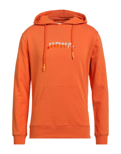 Shop Dooa Man Sweatshirt Orange Size Xxl Cotton