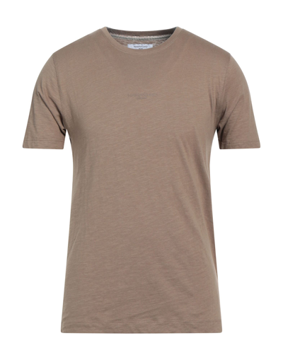 Shop Hamaki-ho Man T-shirt Khaki Size L Cotton In Beige