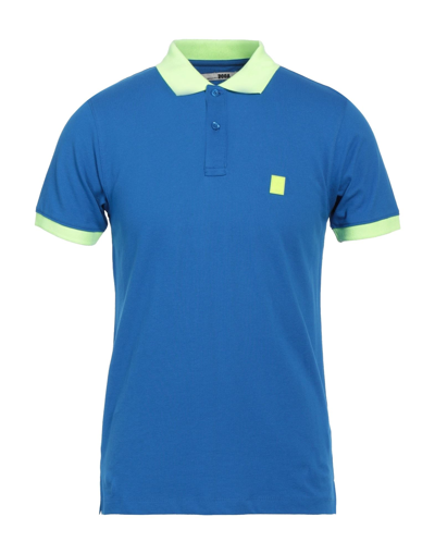 Shop Dooa Man Polo Shirt Bright Blue Size M Cotton