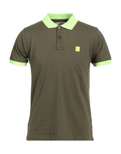 Shop Dooa Man Polo Shirt Military Green Size L Cotton
