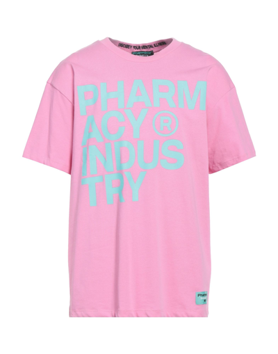 Shop Pharmacy Industry Man T-shirt Pink Size L Cotton