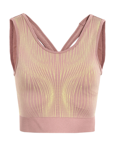 Shop Nike Yoga Dri-fit Advance Women's Crop Top Woman Top Blush Size L Polyester, Nylon, Elastane In Pink