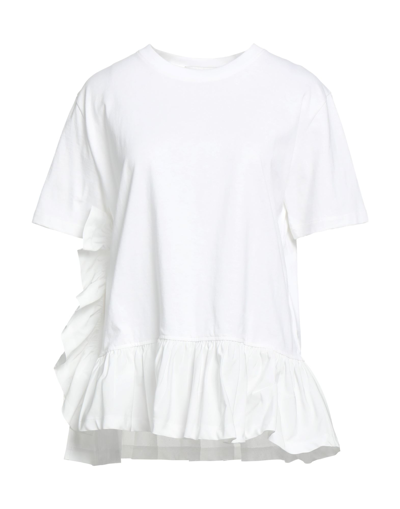 Shop Valentino Garavani Woman T-shirt White Size Xl Cotton, Polyester