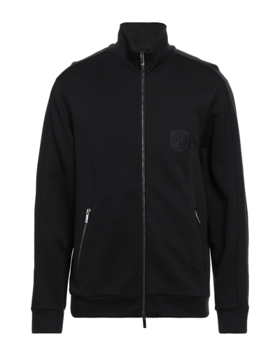 Shop Giorgio Armani Man Sweatshirt Black Size 46 Polyamide, Modal