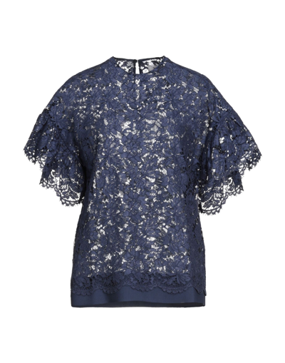 Shop Valentino Blouses In Blue