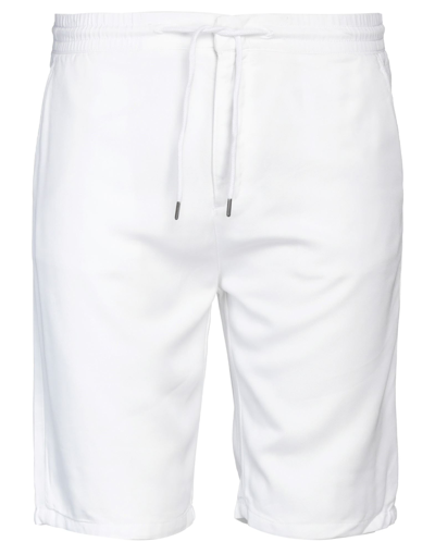 Shop Guess Man Shorts & Bermuda Shorts White Size 29 Tencel Lyocell