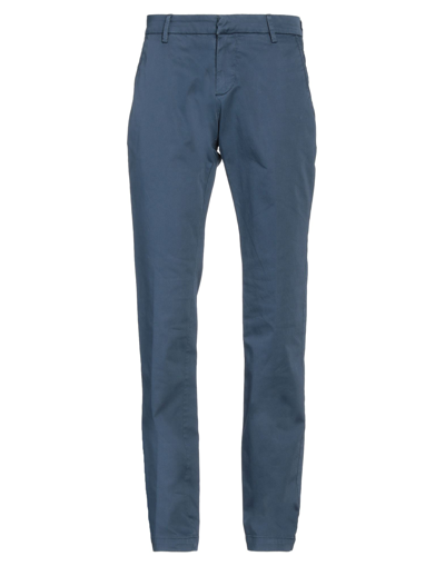Shop Michael Coal Man Pants Pastel Blue Size 29 Cotton, Elastane