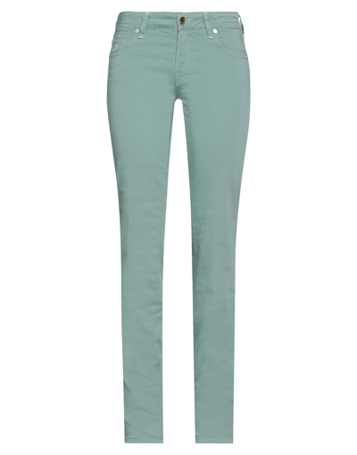 Jacob Cohёn Pants In Sage Green