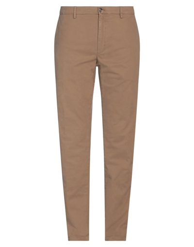 Shop Siviglia Man Pants Light Brown Size 33 Cotton, Elastane In Beige